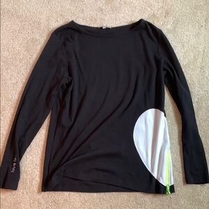 Lisa Todd Black and White Long Sleeve Top